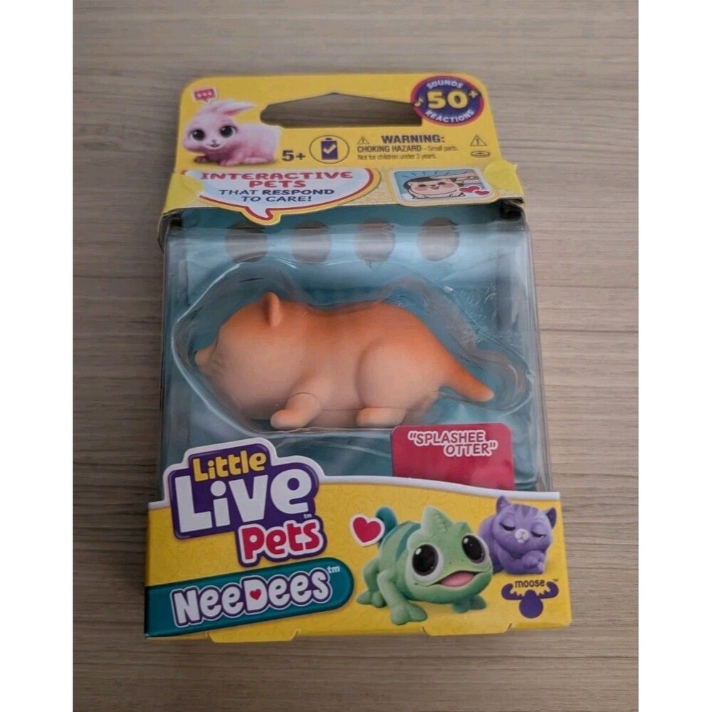 Splashee Otter Little Live Pets NeeDees Interactive Pets Collectible Toy (2024)